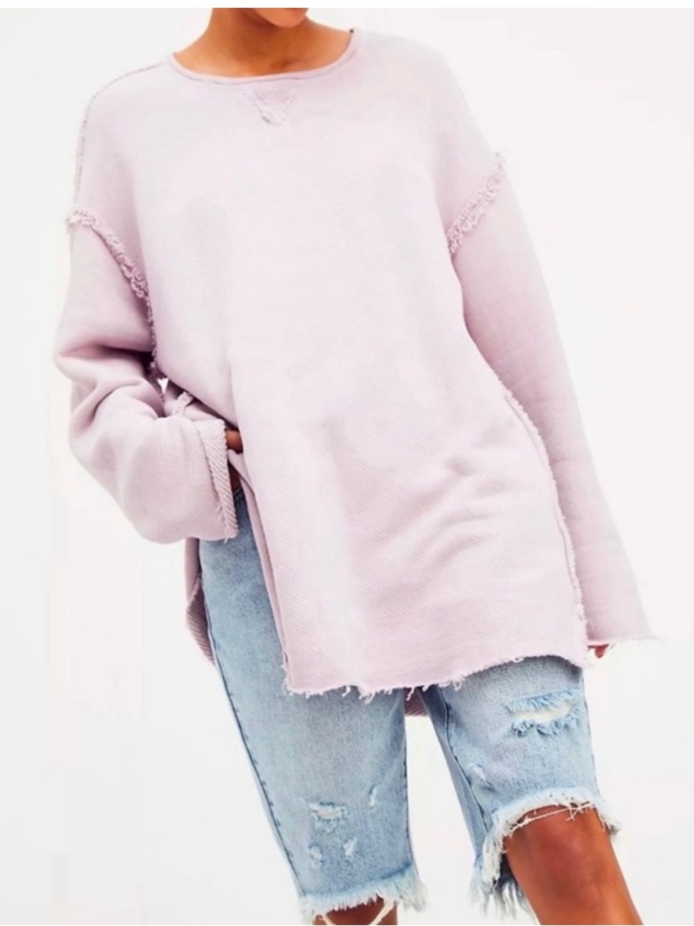 NWT Free People Beach Best Coast Cotton Oversized Tunic in Dust Size Small